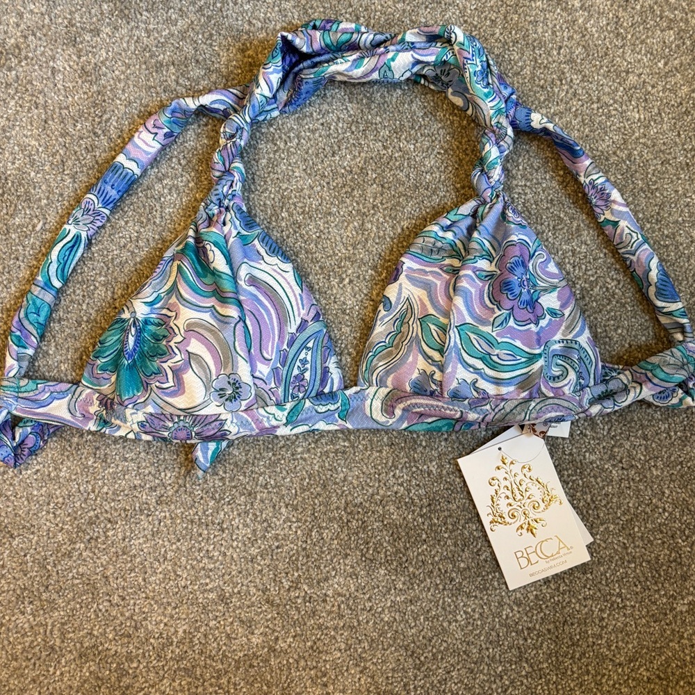 Becca Multicolor Bikini Top and Reversible Cheeky Bottom